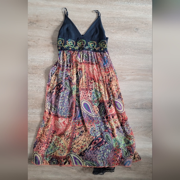 Vintage Paisley Dress - Picture 1 of 12